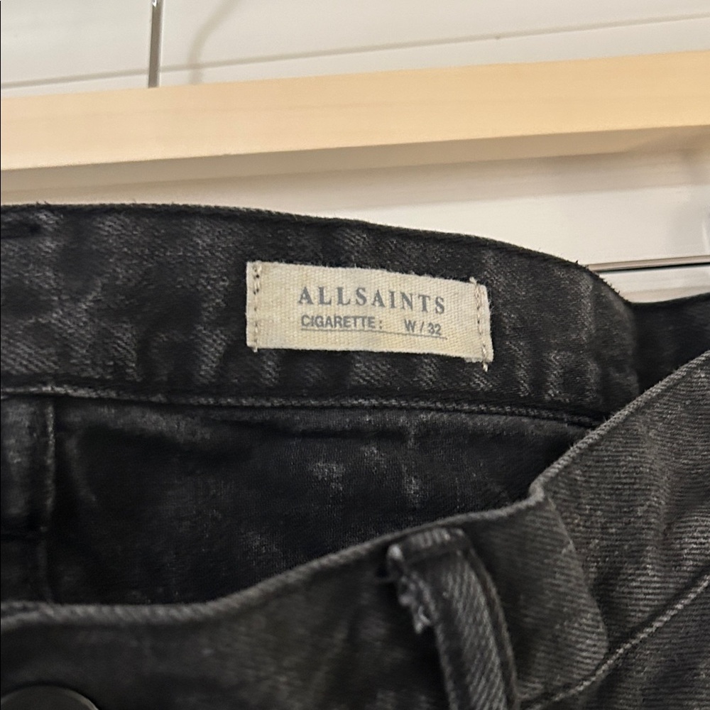 All Saints Dark Denim Skinny Jeans - Picture 2 of 6